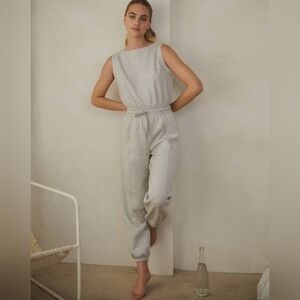 Abercrombie & Fitch YPB neoKNIT Jumpsuit Heather Gray Size: M